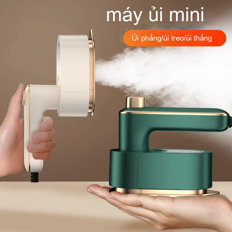 Máy ủi treo cầm tay loại bỏ nếp nhăn bàn ủi điện lưới màu đỏ máy ủi di động nhỏ xoay gấp hơi nước bà