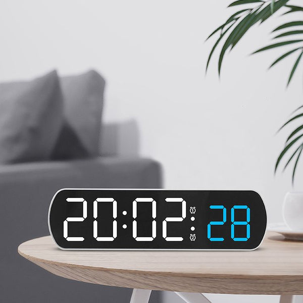 Đồng hồ điện tử đơn giản kỹ thuật số sáng tạo đồng hồ báo thức