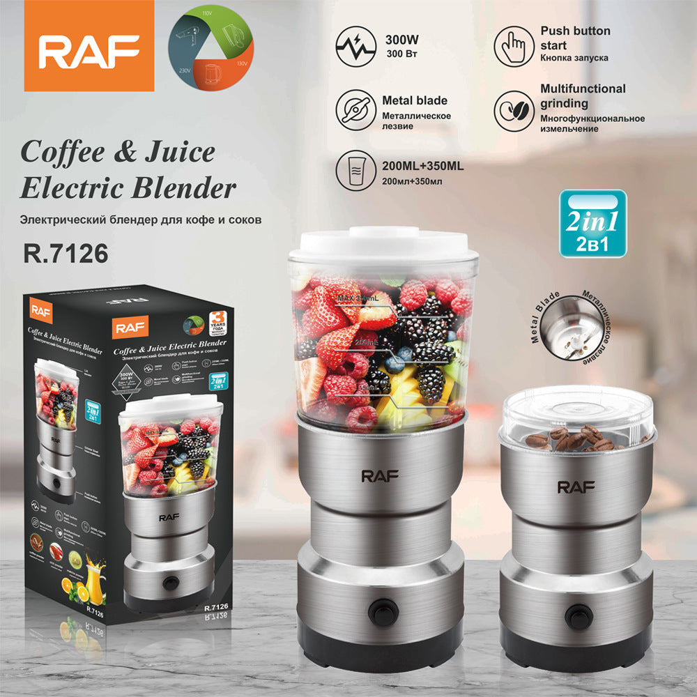 Máy ép trái cây đa chức năng RAF Máy xay đậu điện Máy xay khô Máy xay hạt cà phê di động