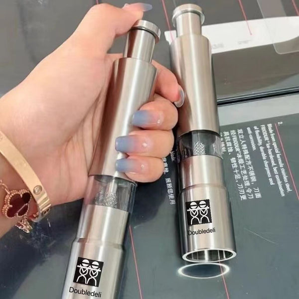 thiết bị xay hạt tiêu  bằng tay Đức DOUBLEDELI thép không gỉ hạt tiêu xay bằng tay chai mài hạt tiêu tại nhà0511