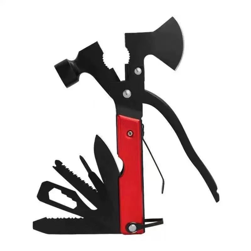 búa phá cửa sổ an toàn búa sản phẩm ngoài trời công cụ đa chức năng kết hợp dao kẹp gấp rì