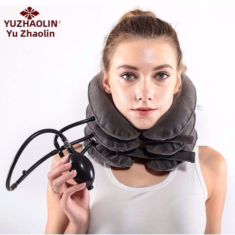 Máy kéo cột sống cổ của Du Triệu Lâm bơm hơi cột sống cổ gối cột sốn