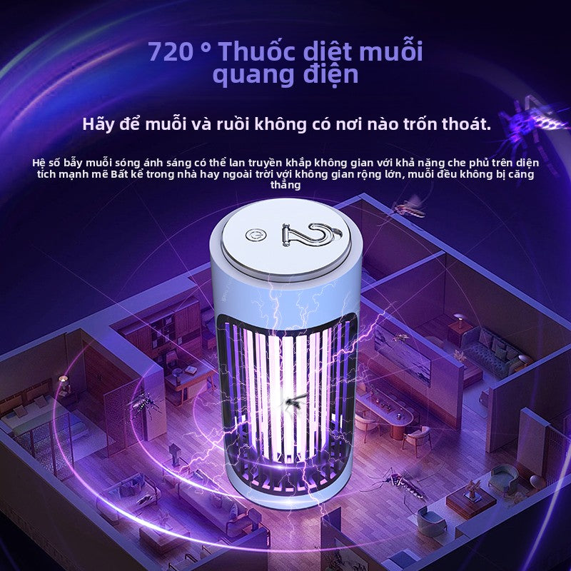 Đèn diệt muỗi gia đình im lặng trẻ sơ sinh phụ nữ mang thai trong nhà điện giật đèn diệt muỗi chống