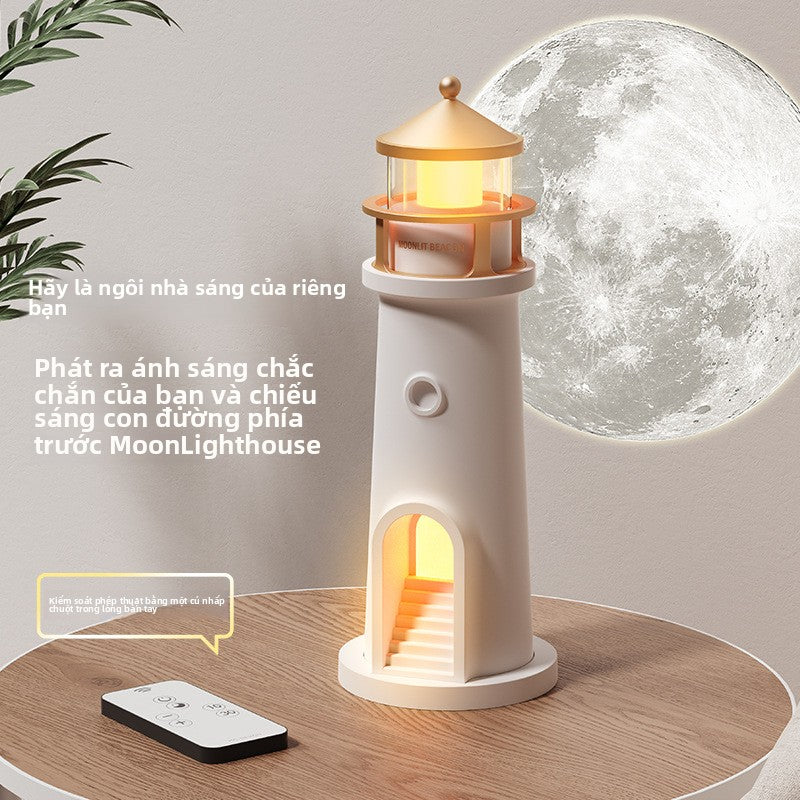 Ánh trăng đèn chiếu ánh sáng bầu không khí đèn ngủ Bluetooth âm thanh trang trí điều khiển từ xa cơ