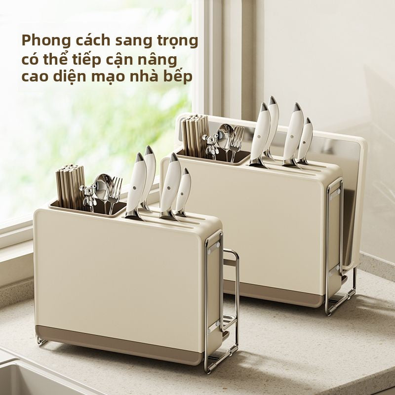 Giá đỡ dao nhà bếp giá đỡ bảng thớt giá đỡ nước một mảnh treo tường mặt bàn nhỏ hẹp dành riêng cho n